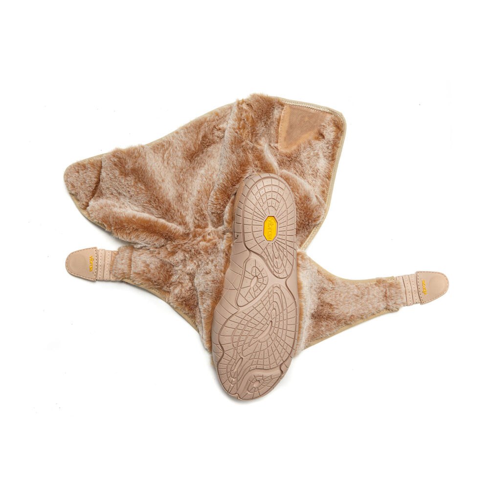 Vibram Furoshiki Dame Støvler Beige - Lapland Mid - 0782GWOMK